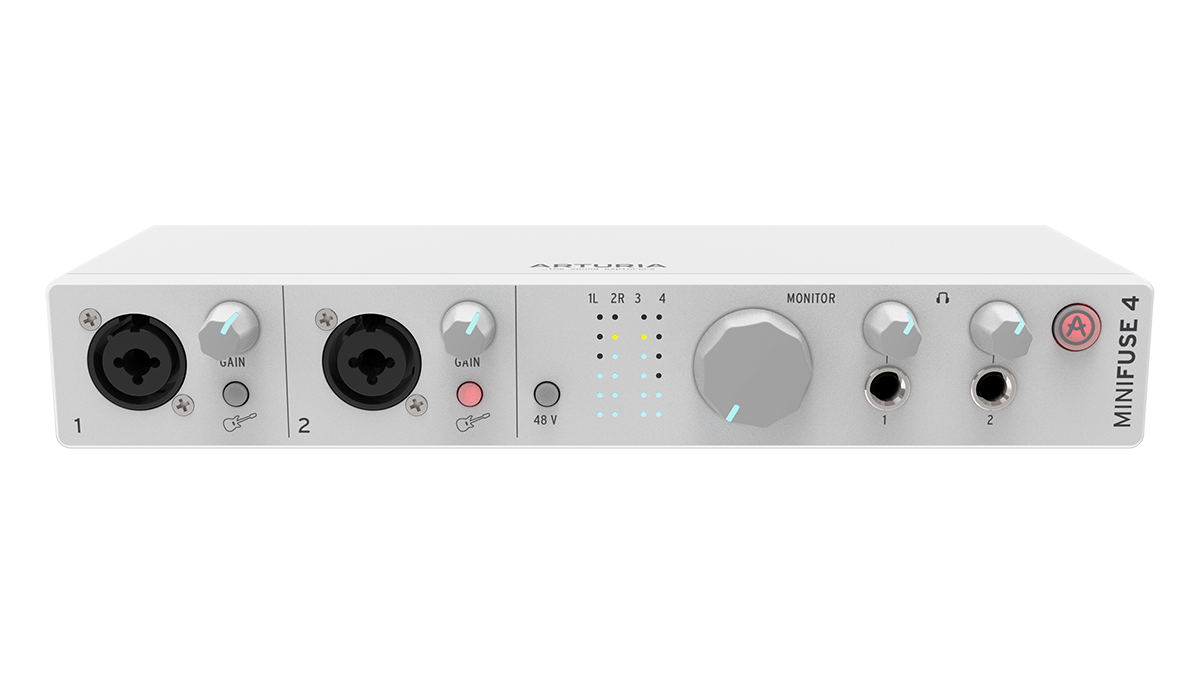 Arturia MinFuse 4 White | 4-in/4-out USB-C Audio Interface (USB 2.0 Compatible) | Included Software Suite - Mac/PC
